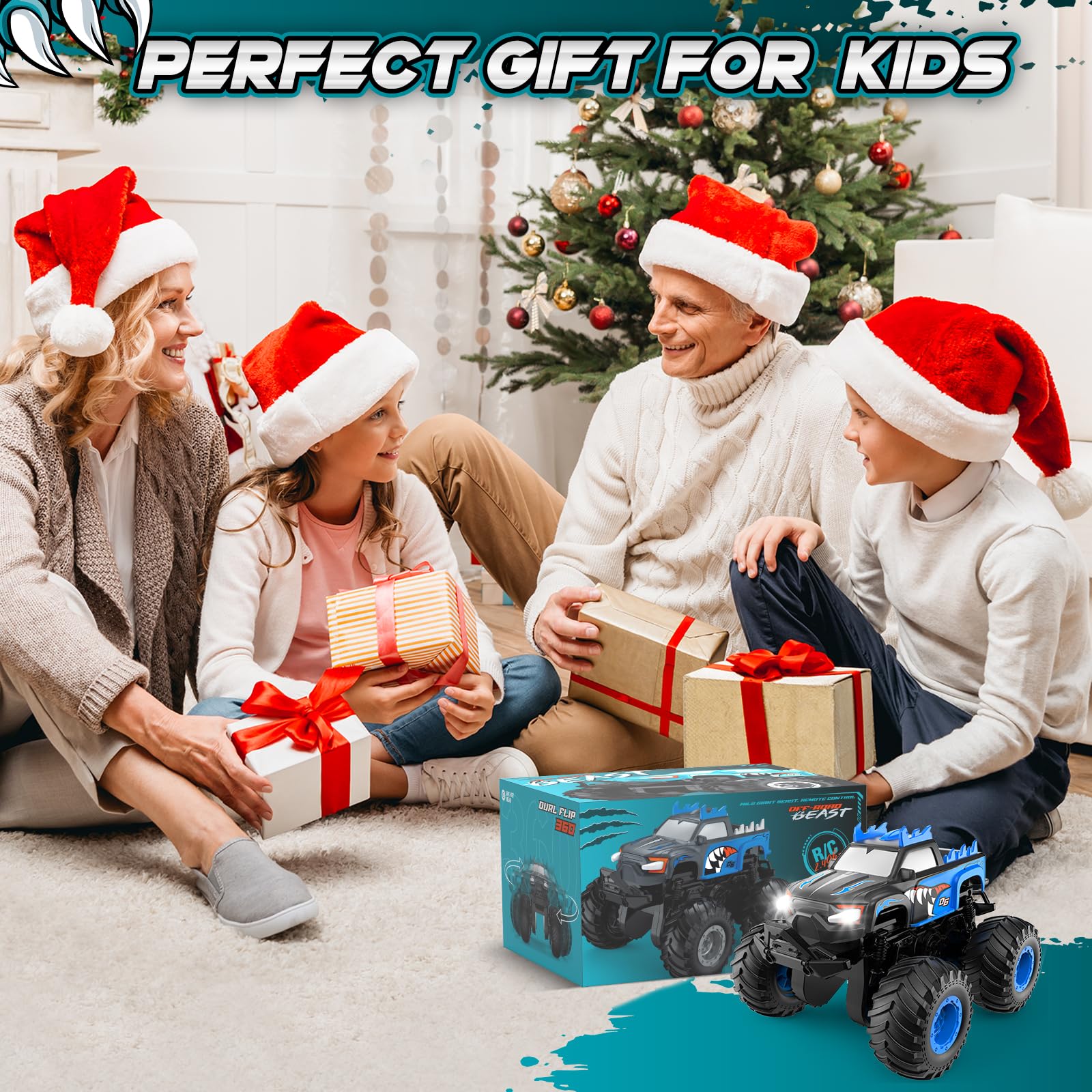 FAFUGANIA dual batteries extend playtime for longer sessions.