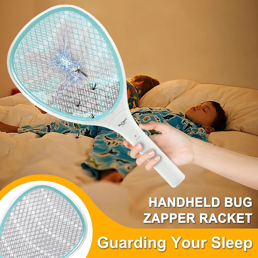 Faicuk handheld bug zapper outdoor-use context shows portable pest control on the go.