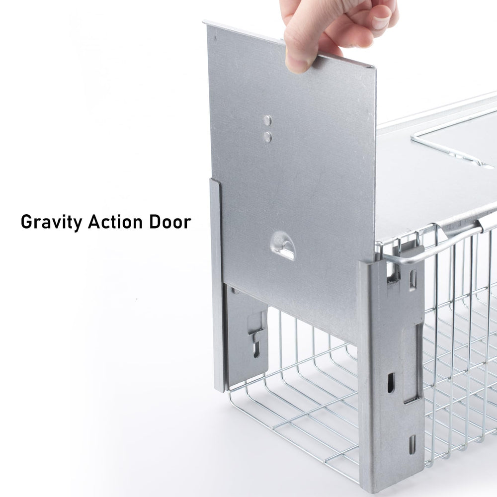 Faicuk trap side view demonstrates compact footprint for spaces.