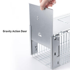 Faicuk trap side view demonstrates compact footprint for spaces.