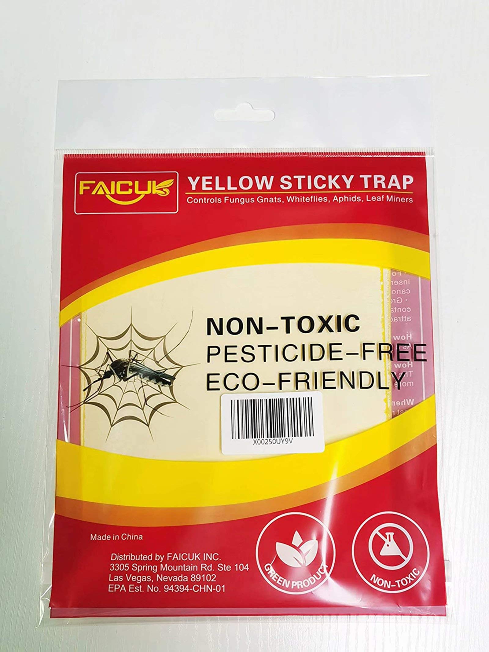 Faicuk yellow traps for houseplants aid simple pest checks.