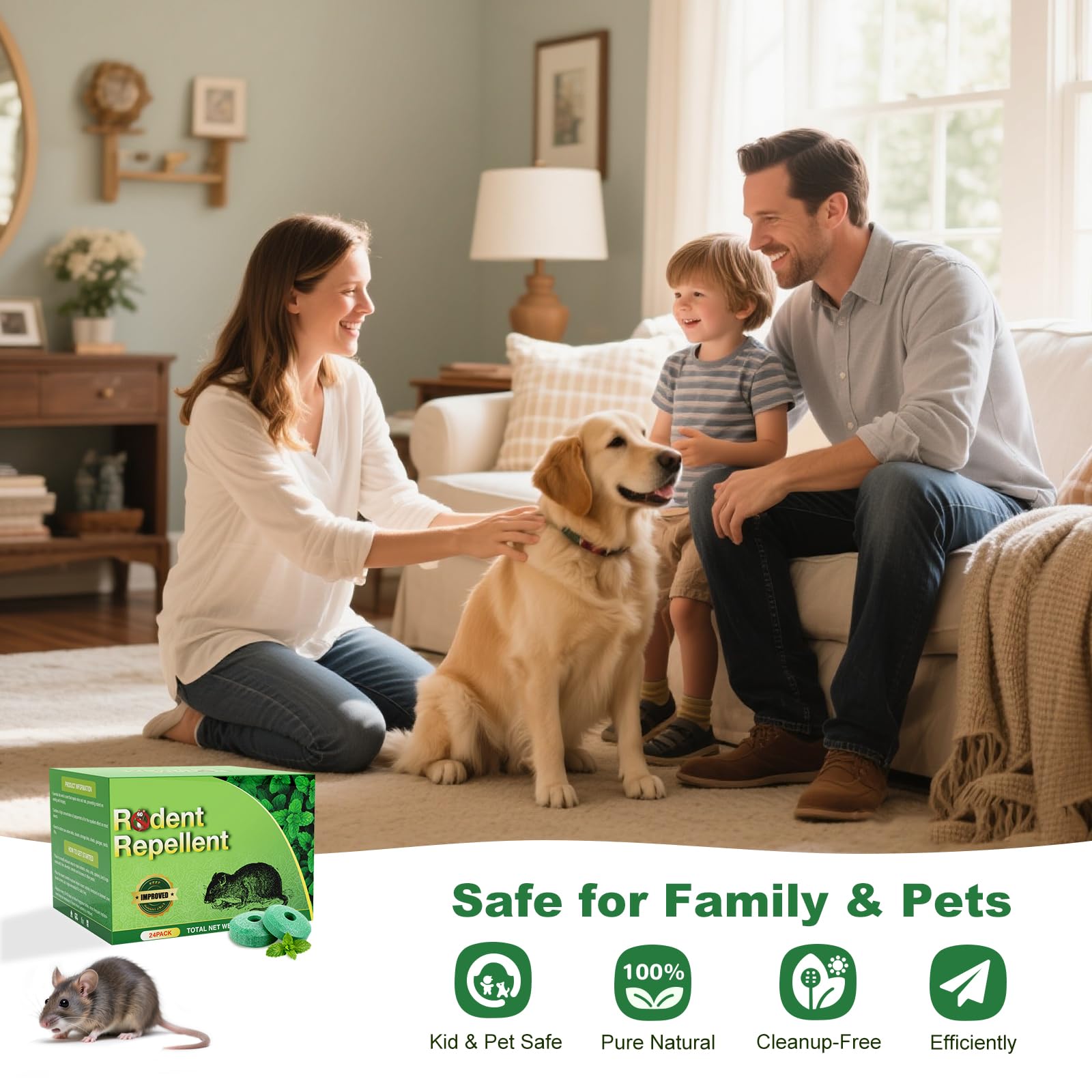 Failpest outdoor barn deployment for garden friendly pest deterrence