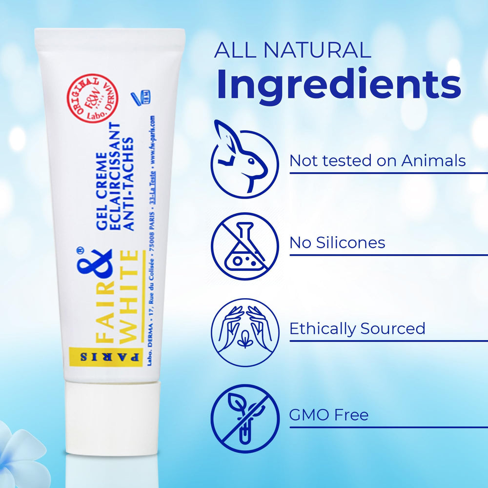 SPF 50 sunscreen pairing idea with FAIR & WHITE Original for daytime protection.