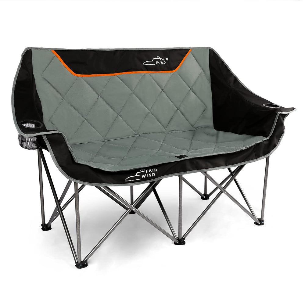 FAIR WIND Oversized chair front view with sturdy frame and roomy seating for comfort.