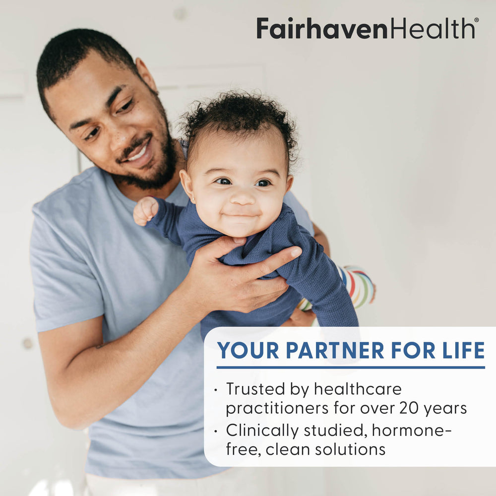 Fairhaven Health CountBoost for Men label close-up with mineral blend