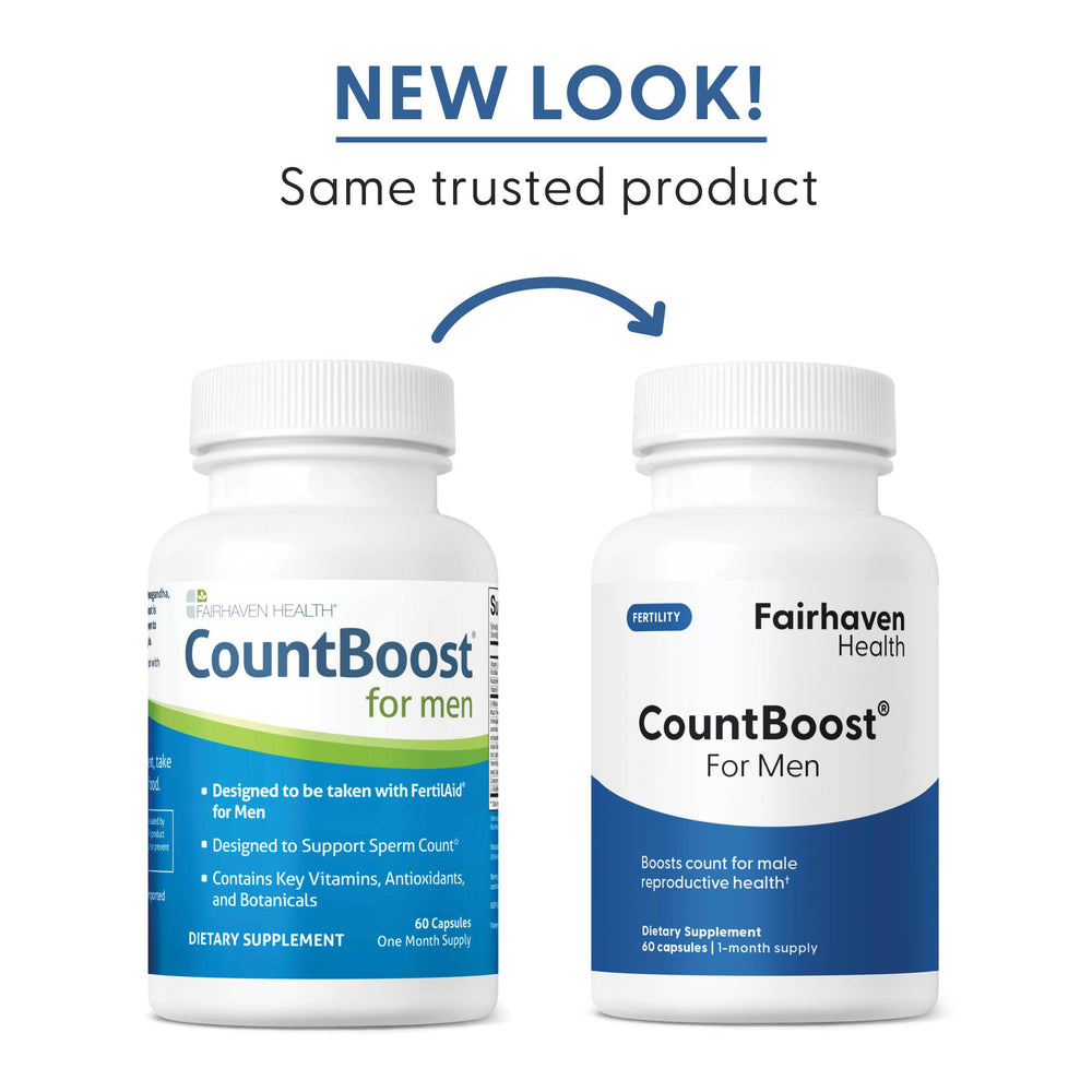 Fairhaven Health MotilityBoost for Men packaging demonstrates third-party testing