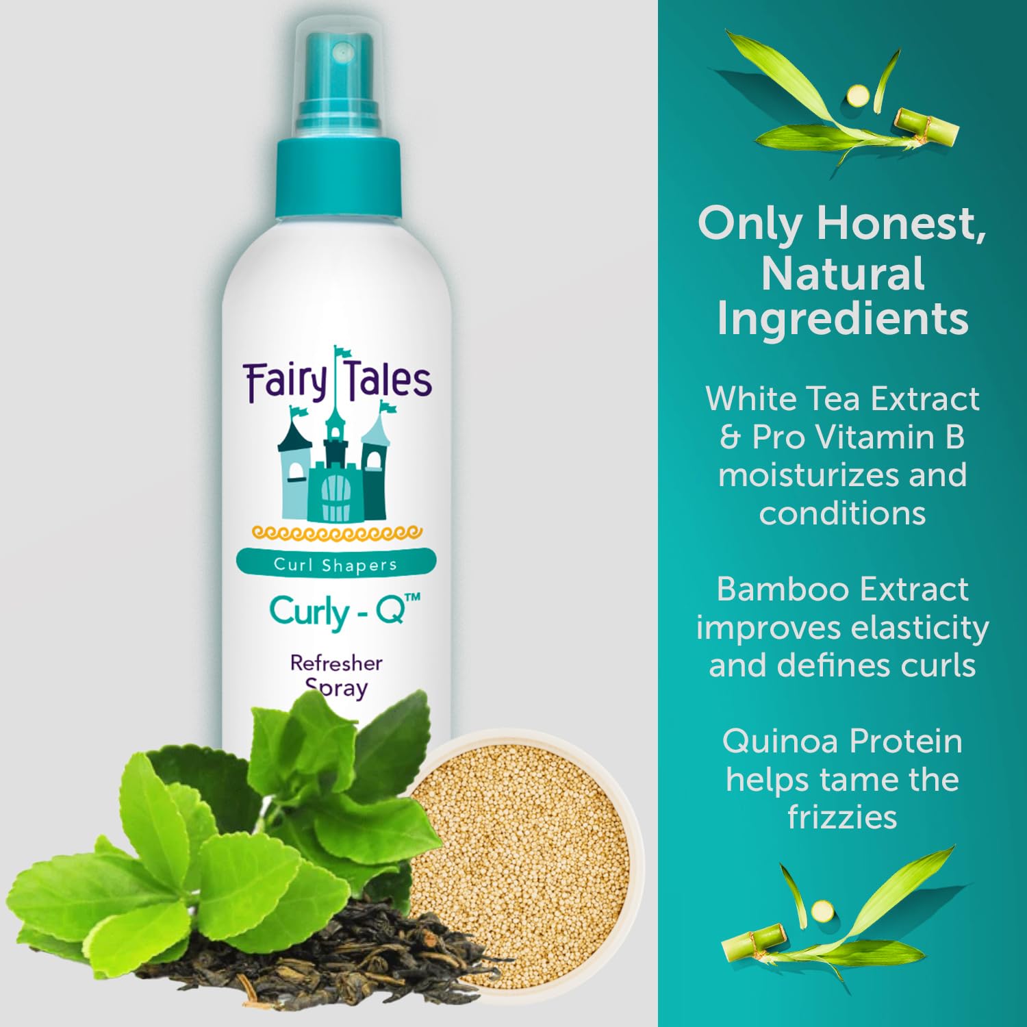 Fairy Tales Curly-Q bamboo extract boosts elasticity and adds shine