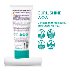 Fairy Tales Curly Q Kids frizz-tame formula helps manage flyaways on busy mornings.