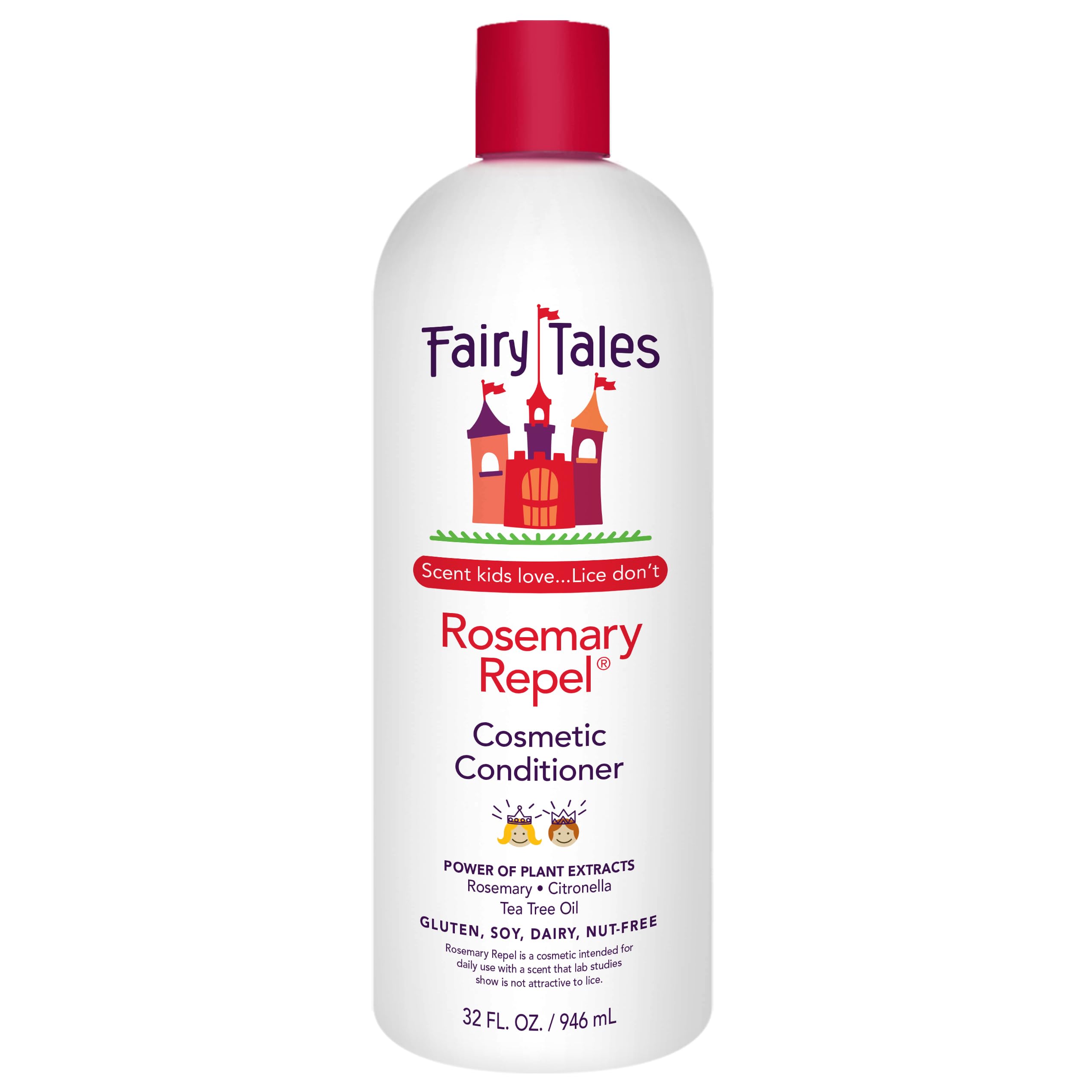 Fairy Tales Rosemary Repel daily kids conditioner bottle for gentle detangling.