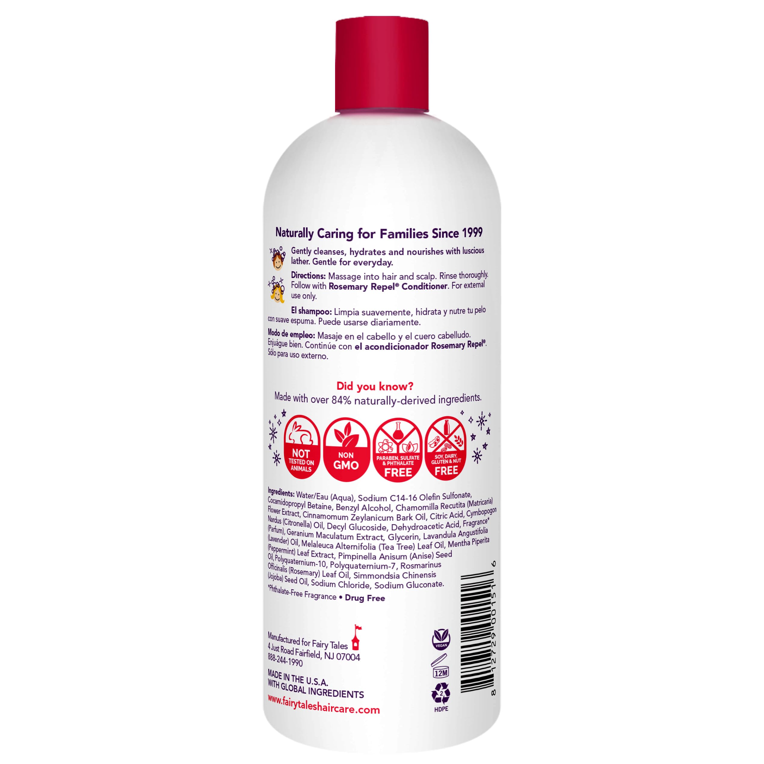 Fairy Tales Rosemary Repel essential oils blend close-up for kids.