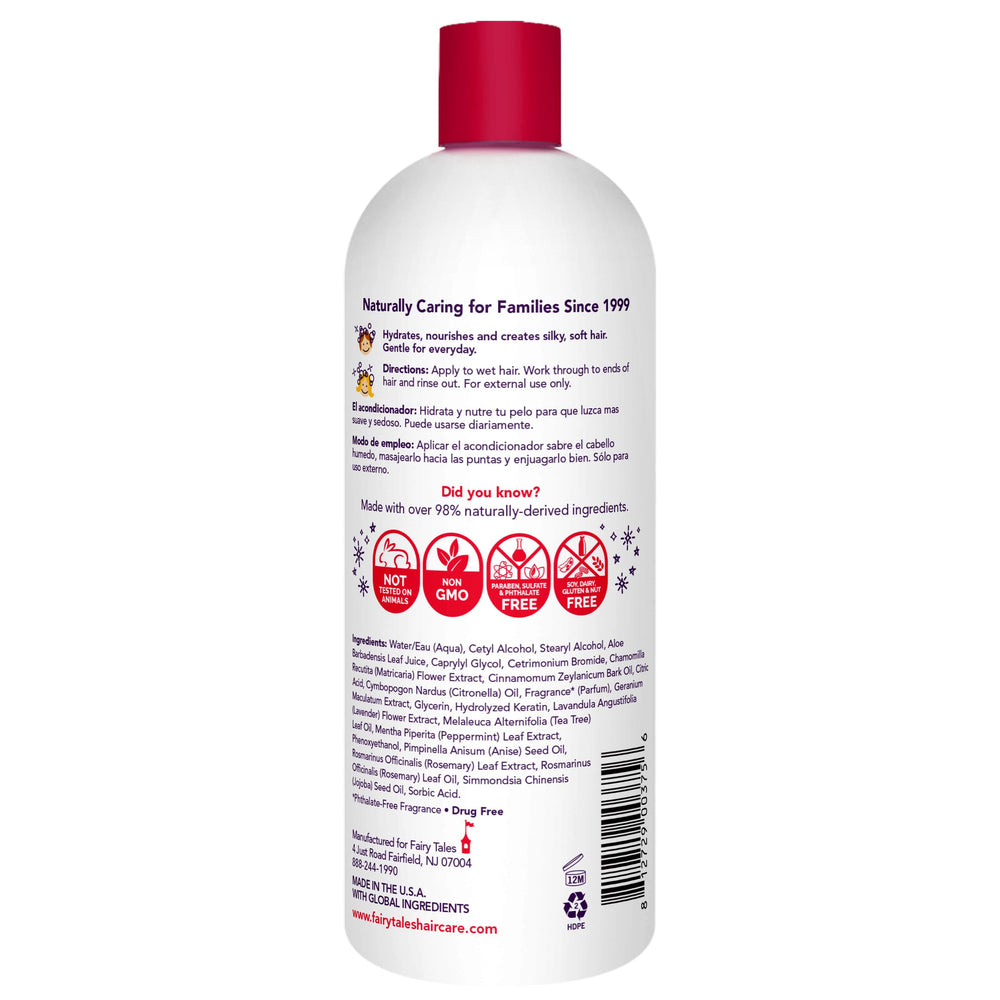Fairy Tales Rosemary Repel ingredients label highlights essential oil blend.