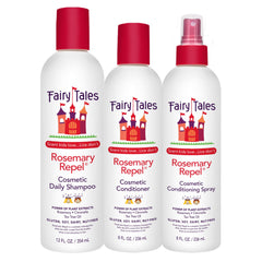 Fairy Tales Rosemary Repel shampoo bottle with kid-friendly scent and lice defense potential