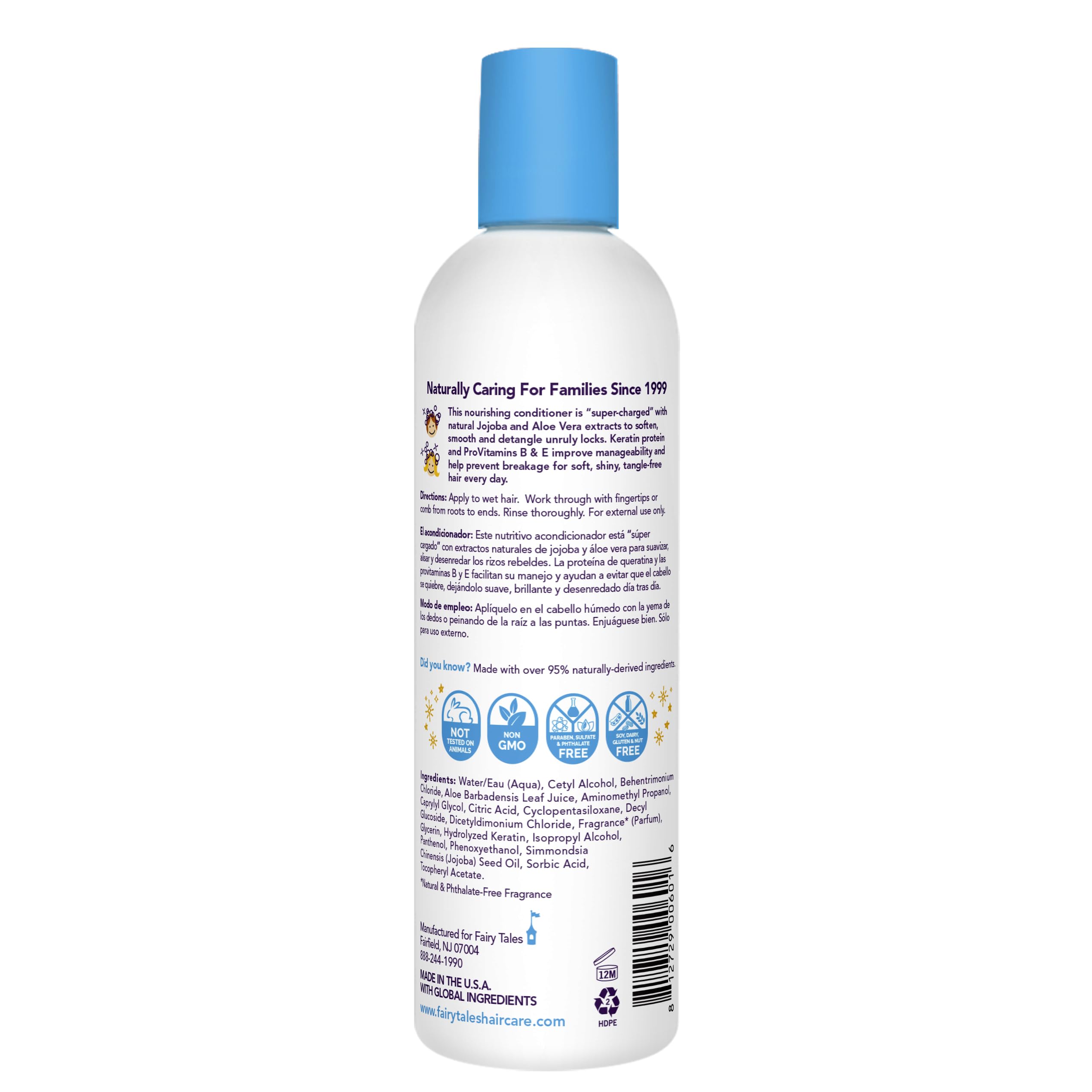 Fairy Tales Tangle Tamer bottle pump for easy, mess-free application.