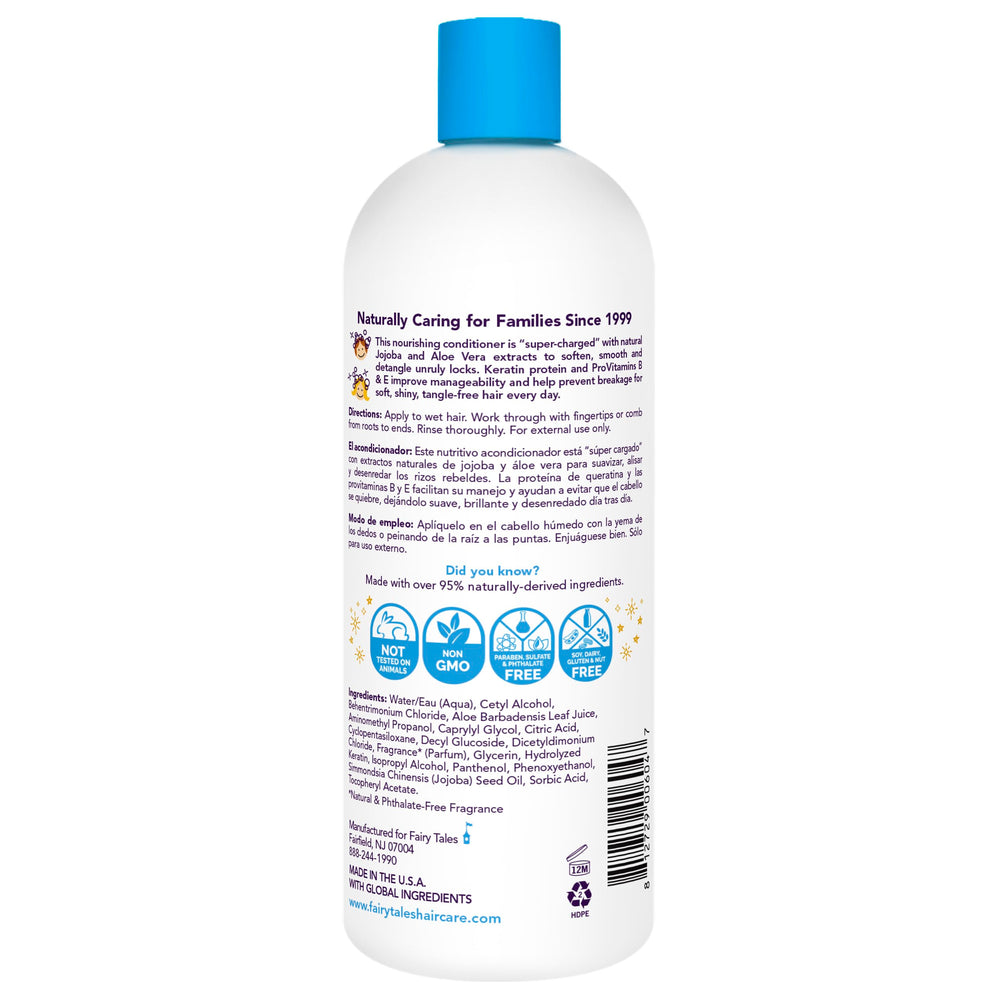 Fairy Tales Tangle Tamer conditioner being applied to smooth curls