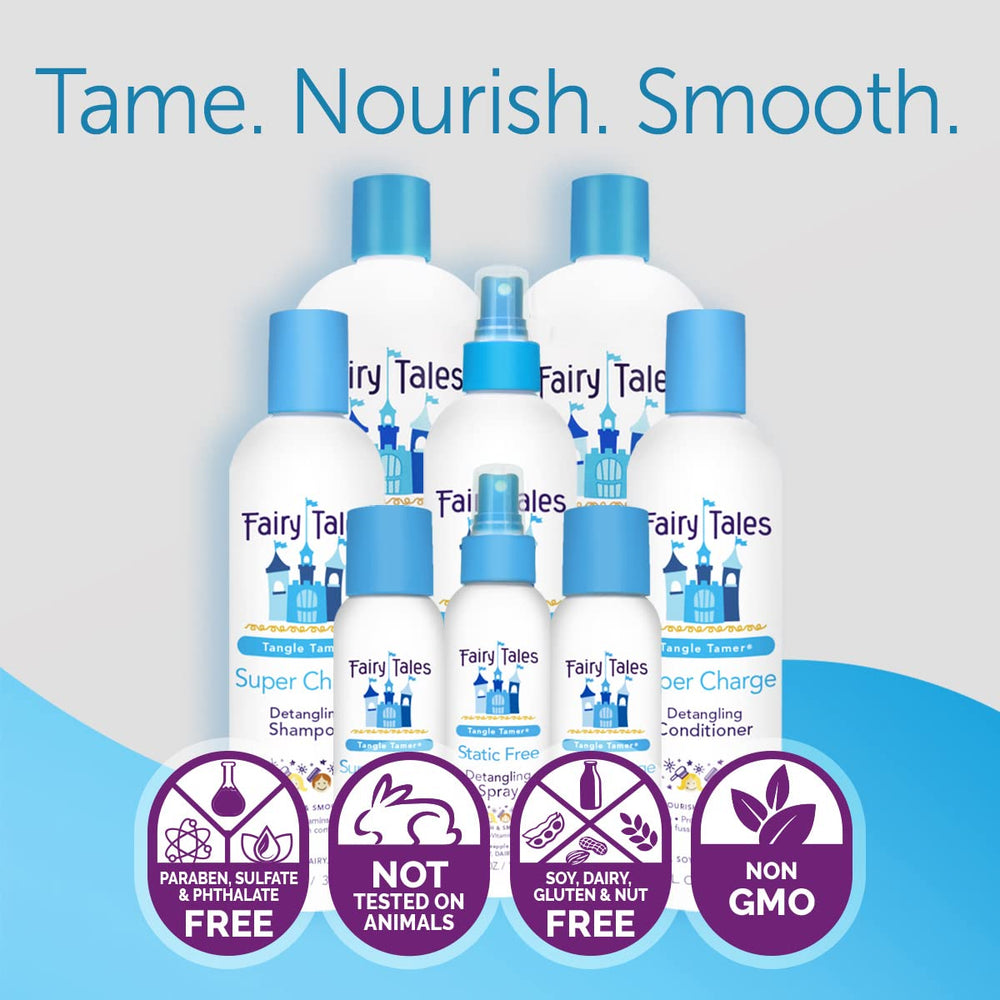 Fairy Tales Tangle Tamer bundle helps gentle brushing for kids