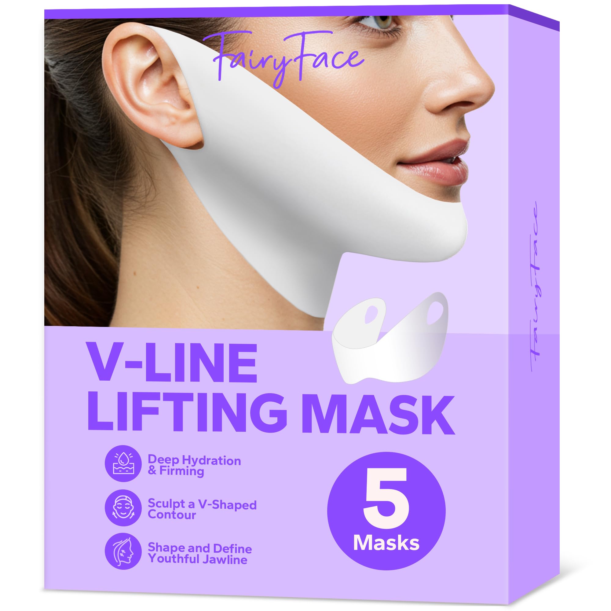 FairyFace V-Line Mask contour-application for a defined jawline and refreshed look.