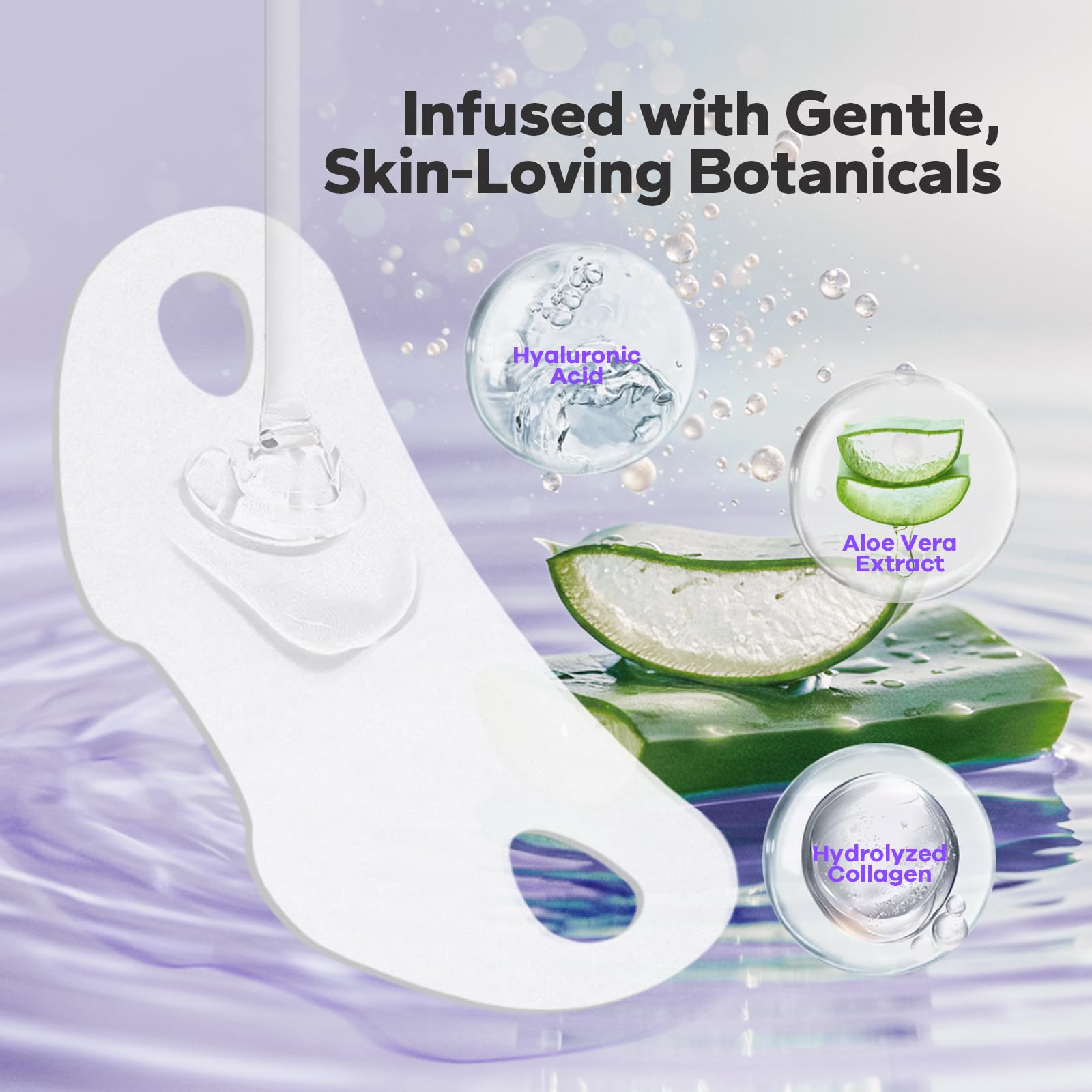 FairyFace V-Line Mask stretch-fit chin patch stays in place during wear.