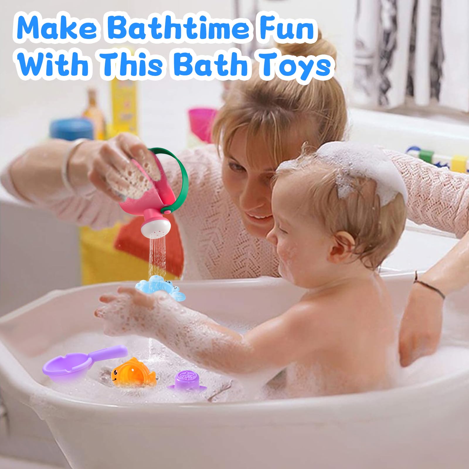 Fajiabao star-base cup aids in shape recognition during bath time.