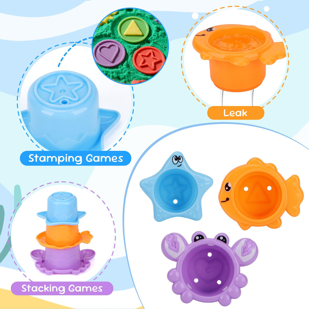 Fajiabao crab/starfish boat toy for imaginative water play