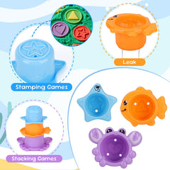 Fajiabao crab/starfish boat toy for imaginative water play