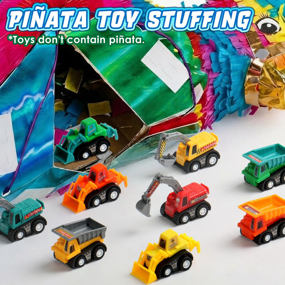 Fajiabao excavator toy side view aids reach-and-pull pretend tasks.