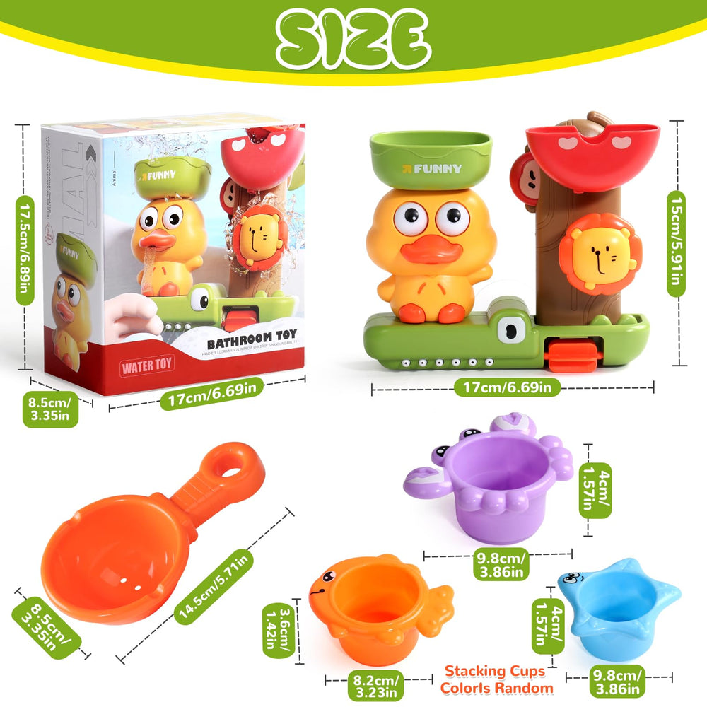 Fajiabao toddler bath cups promote stacking and hand coordination