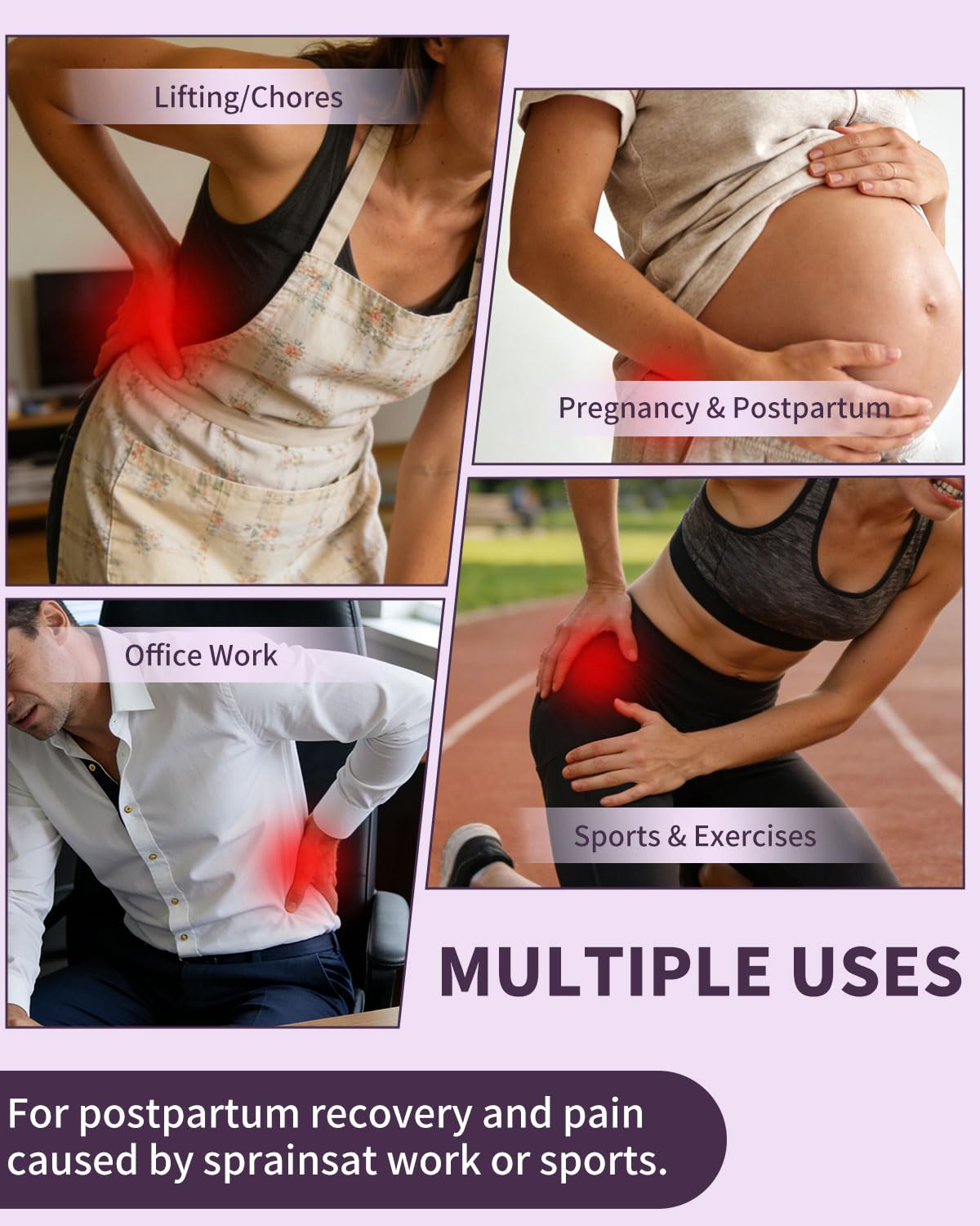 FALCOFIT SI Belt dual-strap compression allows customizable support.