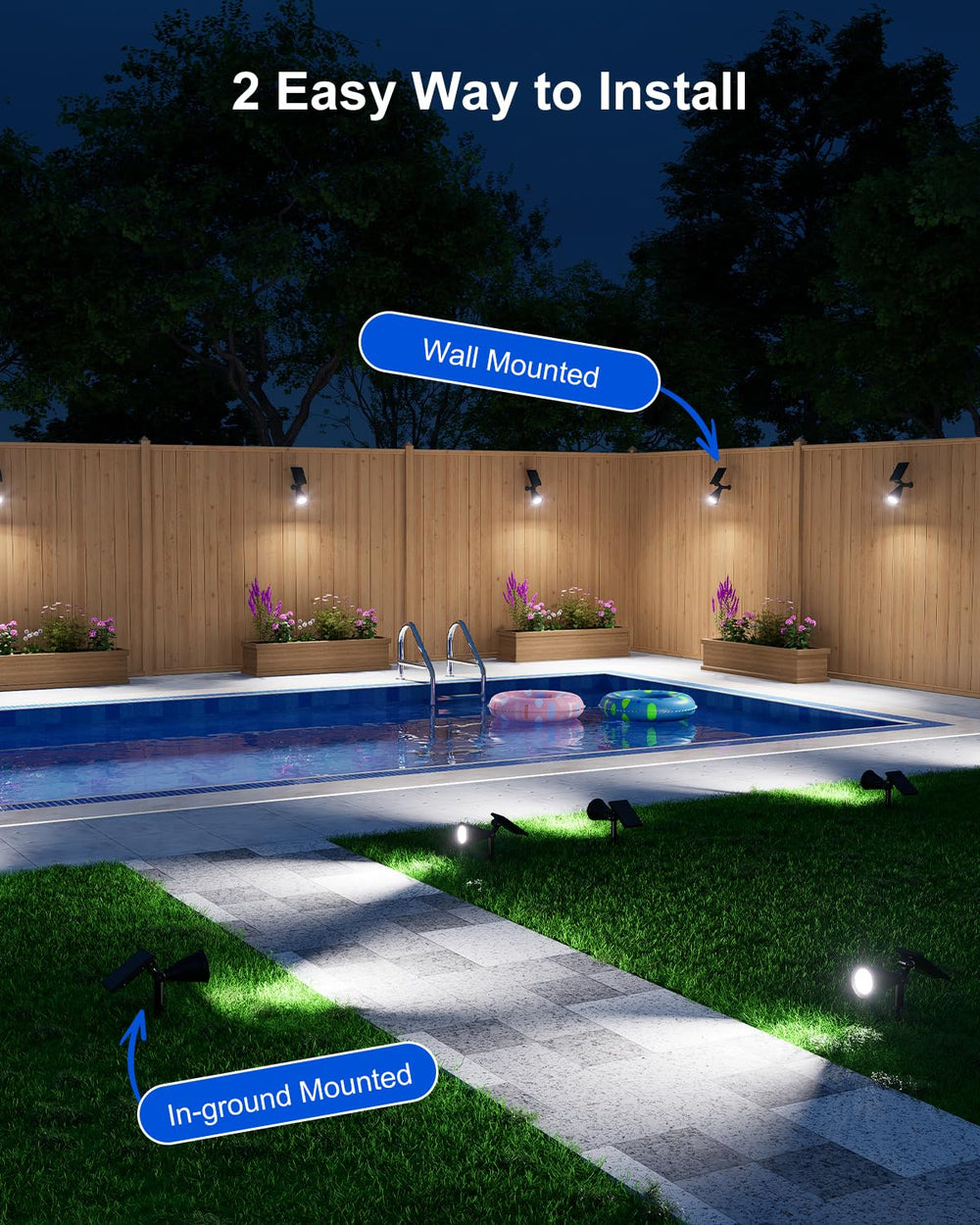 Falove weatherproof lights endure rain and fog for reliable exterior lighting.