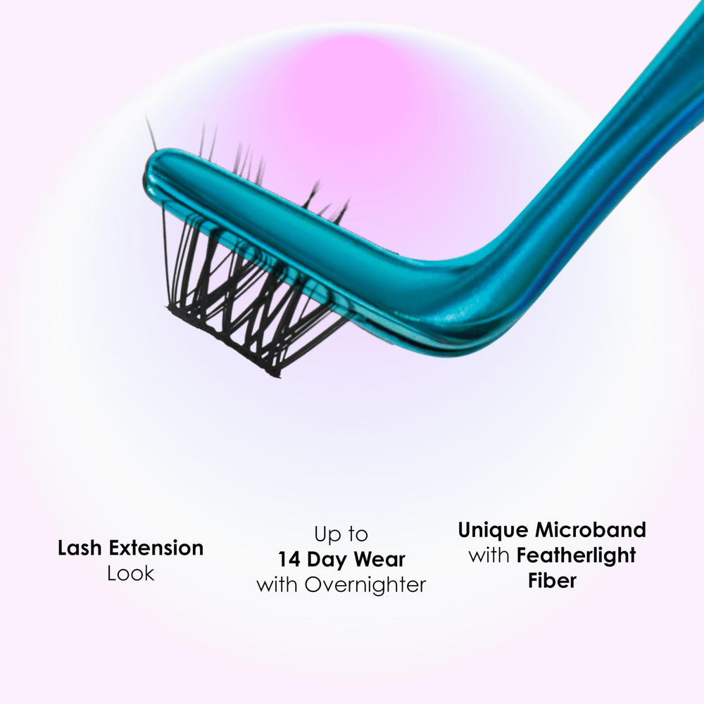 FALSCARA lash clusters stackable for customizable density