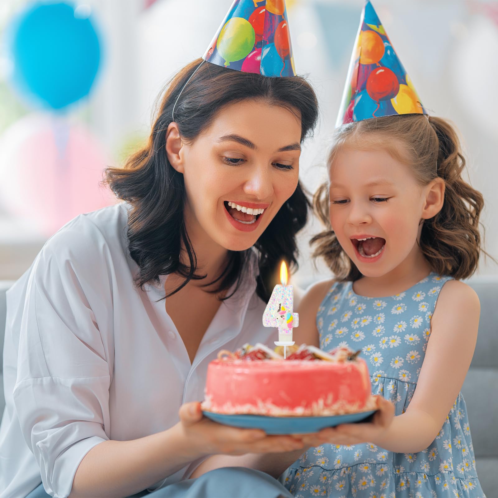 FAMGift party decor ideas for unicorn and cartoon themes.