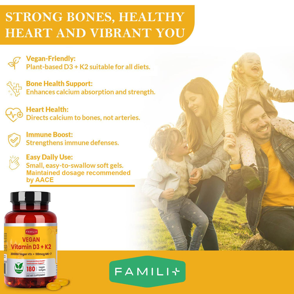 FAMILI+ teeth and immune support concept visual