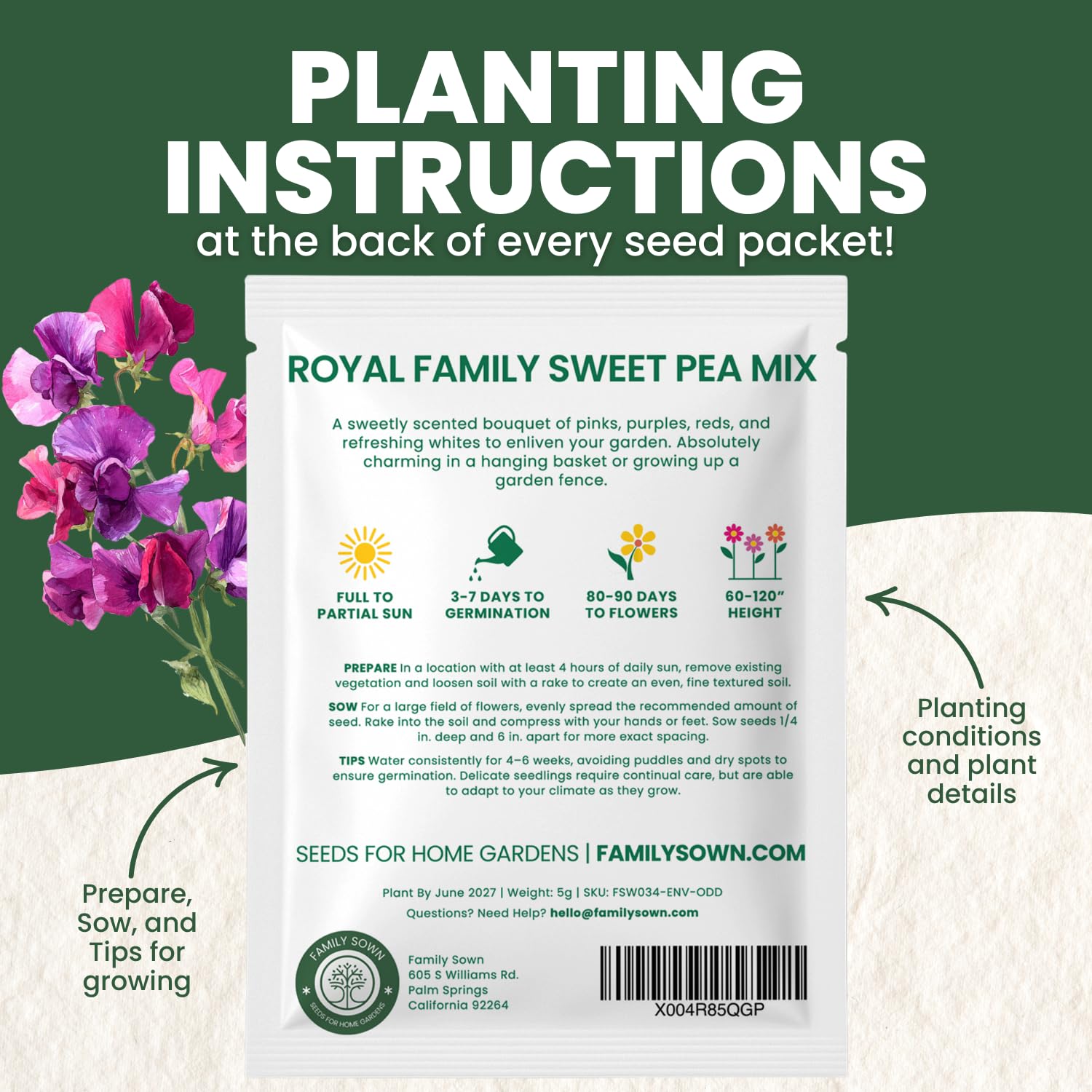 Royal Family Mix flowers arranged for a bouquet display by FAMILY SOWN