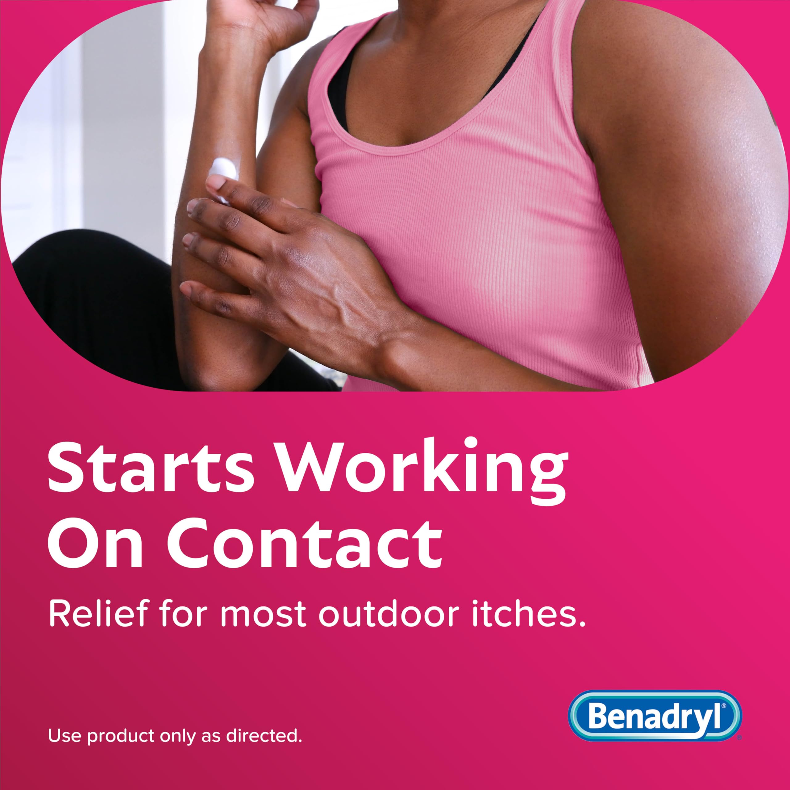 Family use adults and kids can apply Benadryl cream