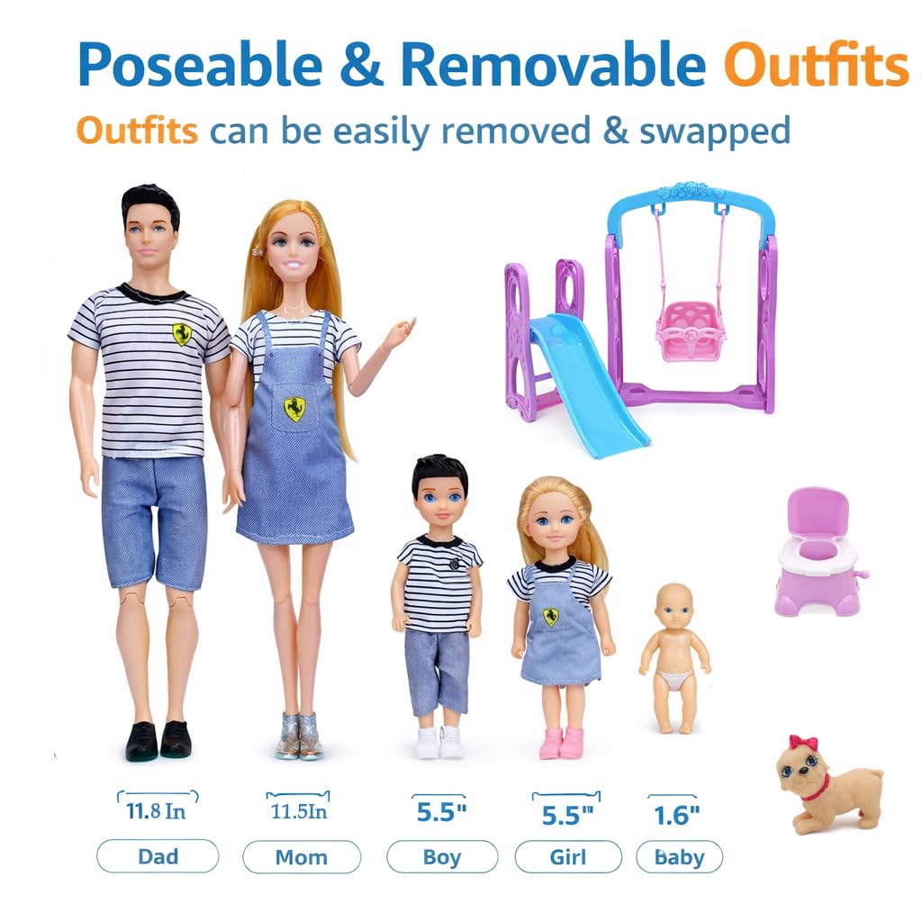 Familydolls baby-inside-tummy detail adds realism to pregnancy-themed play.