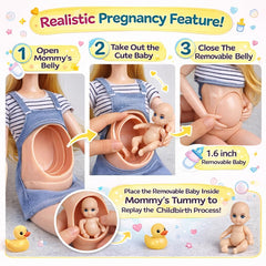Familydolls daughter-doll supports nurturing play and family storytelling.