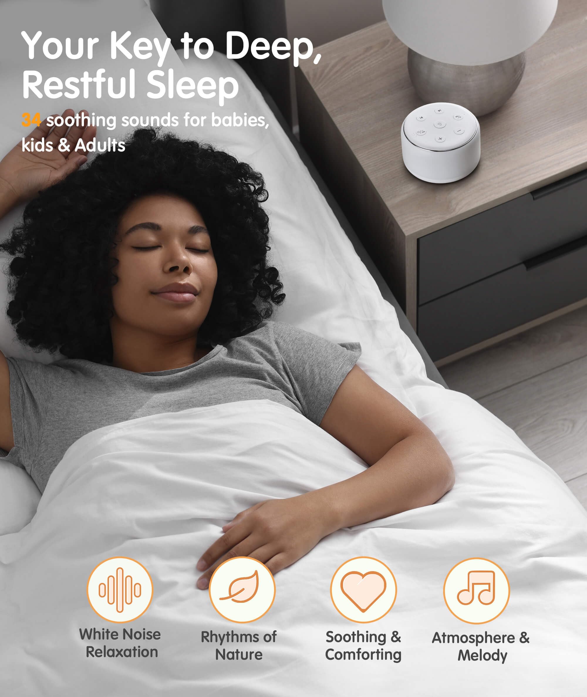 FamiSym 34 soothing sounds offer versatile environments for baby and grownups.