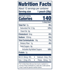 Famous Amos bite-size cookies in a resealable bag for freshness.