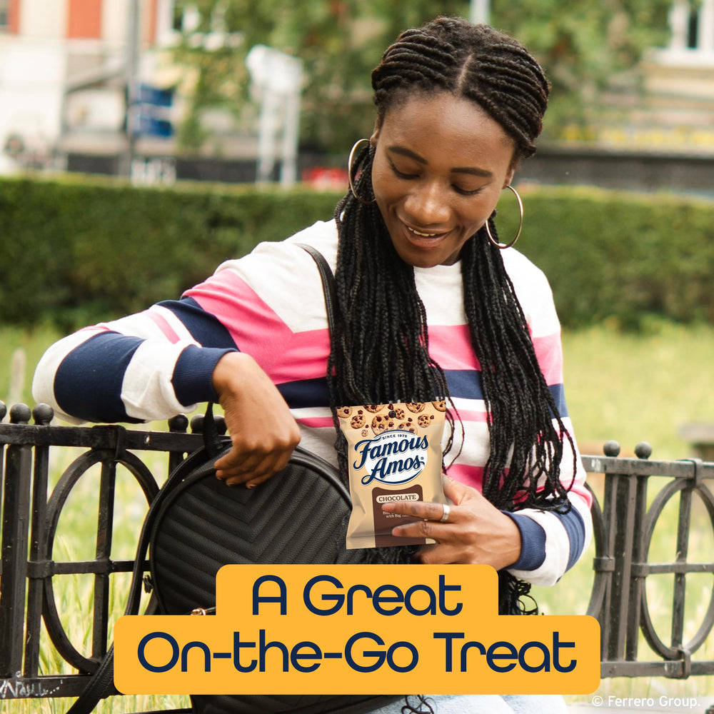 Famous Amos gift-ready snack pack for sharing.