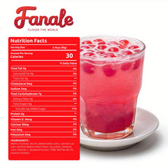 Fanale Watermelon Popping Boba Pearls in bubble tea for a juicy bite
