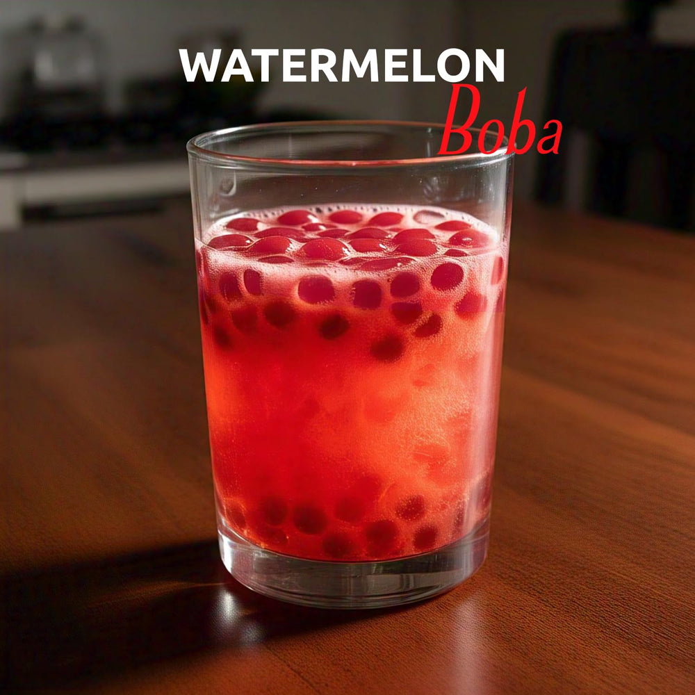 Fanale Watermelon Popping Boba Pearls gluten-free and fat-free snack option