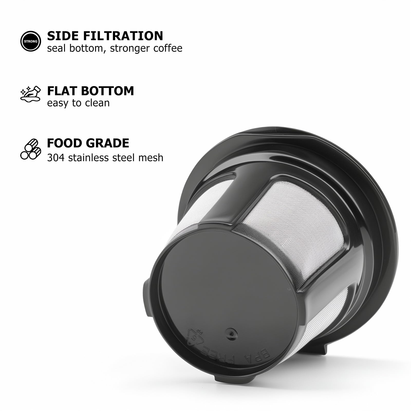 Fanativita eco-friendly reusable K Cup helps reduce disposable waste.