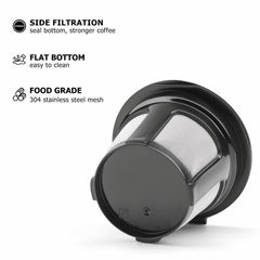 Fanativita eco-friendly reusable K Cup helps reduce disposable waste.