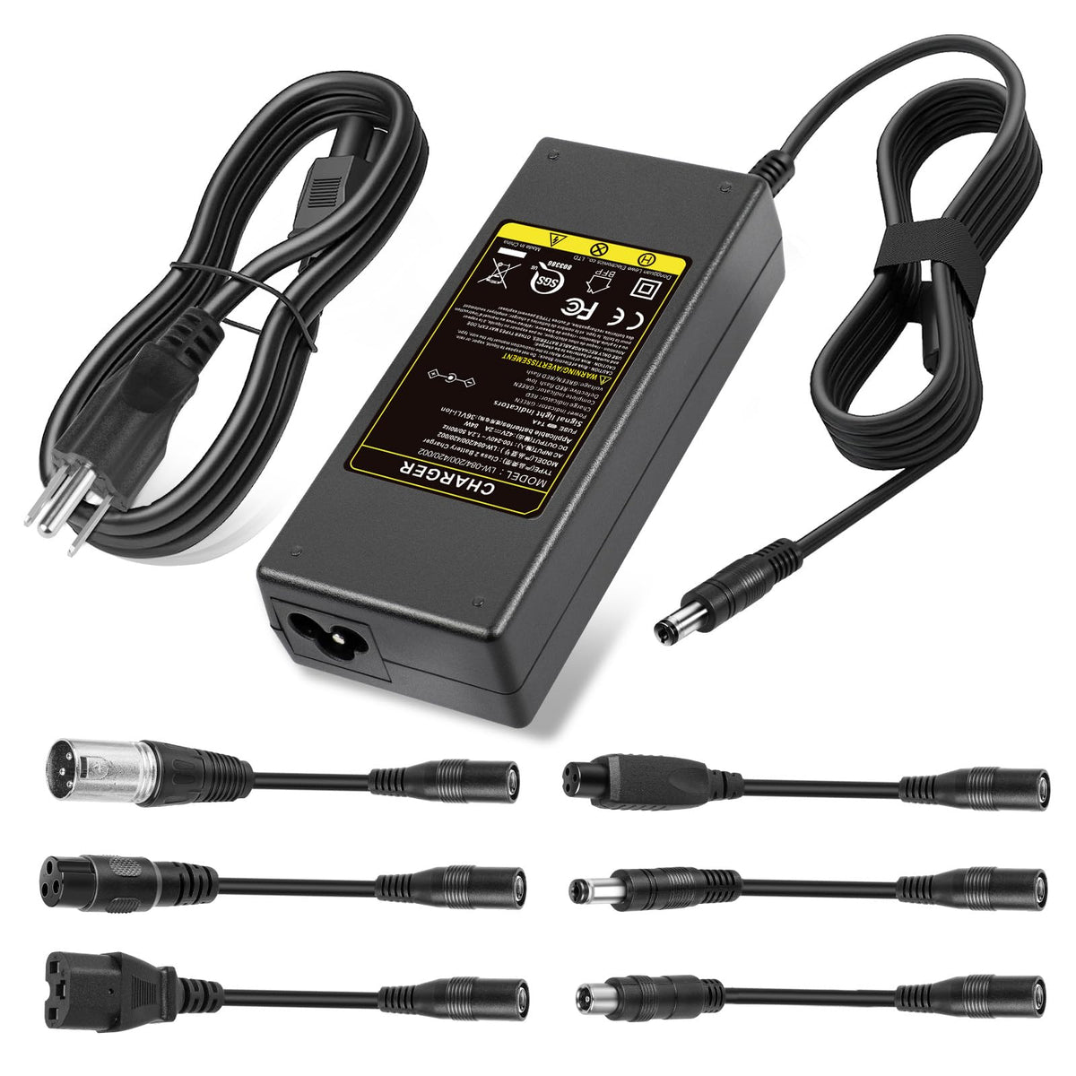 Fancy Buying 42V 2A scooter charger front view for reliable home charging