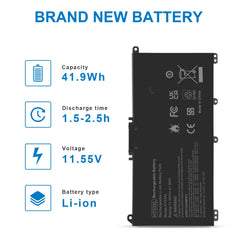 HT03XL 11.55V 41.9Wh specification demonstrated for longer HP Pavilion sessions.