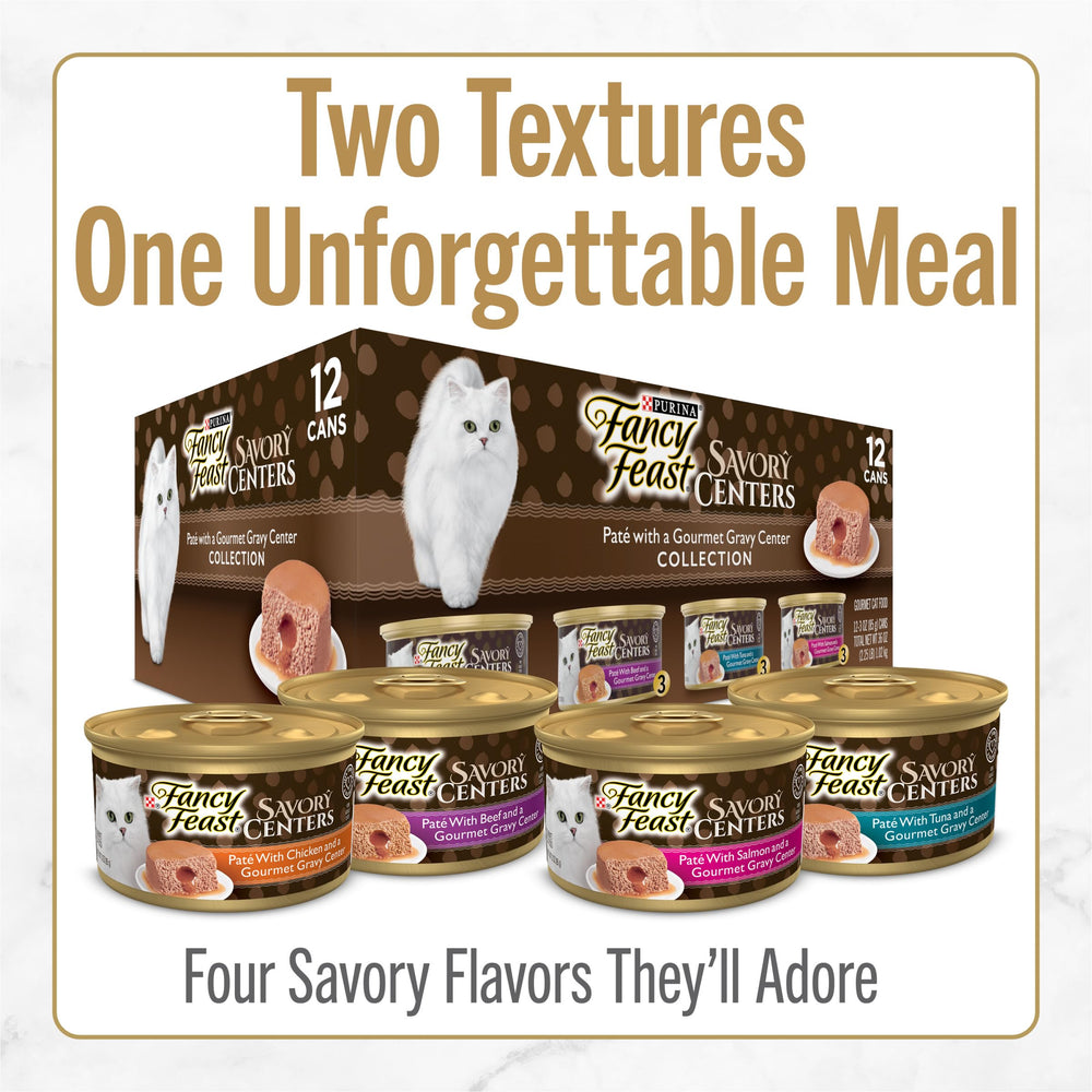 Fancy Feast 24-can pack box image illustrating convenient daily feeding option