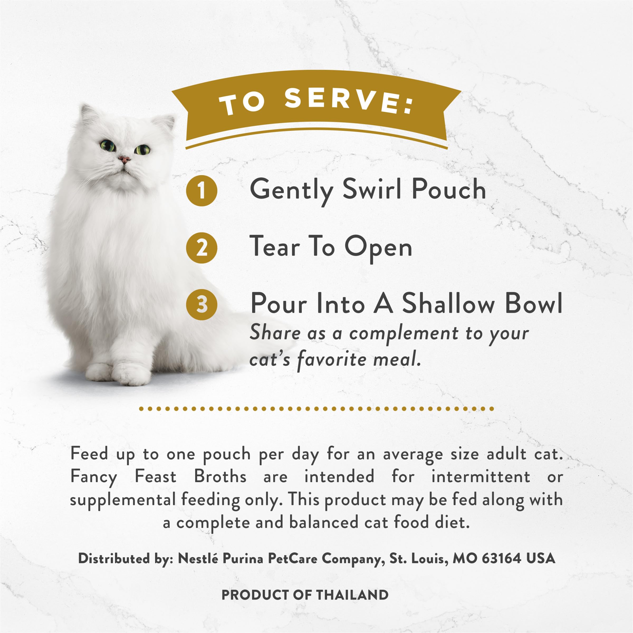 Fancy Feast Broths variety pack box; convenient 12-pack for daily meals.