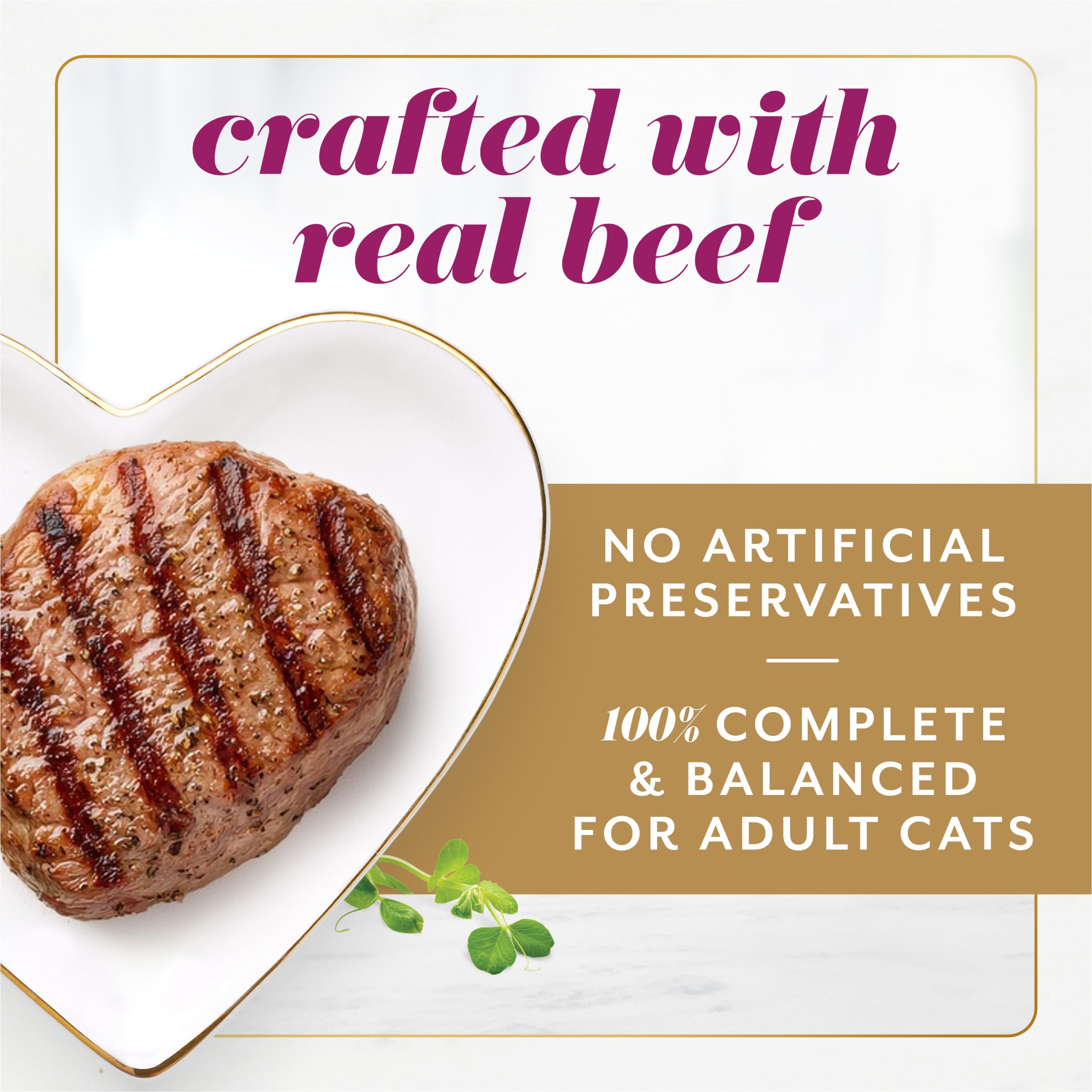 Fancy Feast Gems Beef Pate – grain-free recipe with real beef and no artificial preservatives.