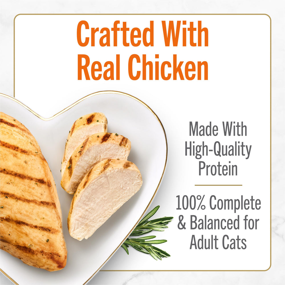 Fancy Feast gravy-center reveal demonstrating a surprise center for mealtime interest