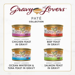 Fancy Feast Gravy Lovers chicken pate with gravy for a flavorful everyday option.