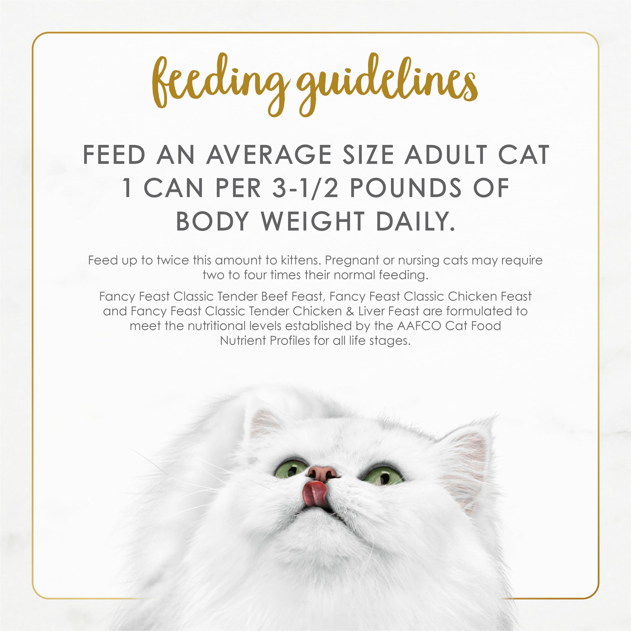 Fancy Feast no artificial colors or preservatives in wet cat food